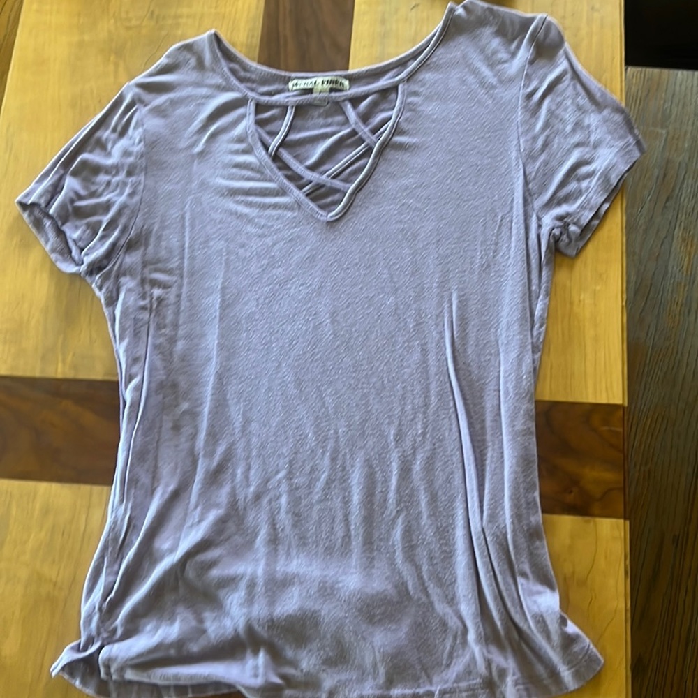 Lavender Moral Fiber short sleeve.